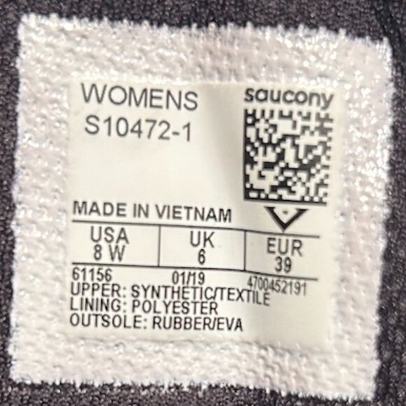 Saucony Versa Foam Cohesion 12 Gray/Seafoam Running Sneakers Women's 8W - Picture 12 of 12